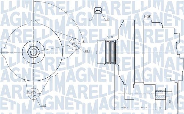 MAGNETI MARELLI Generaator 063731665010